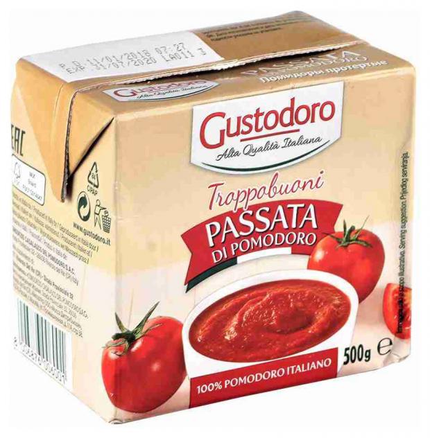 

Помидоры протертые Gustodoro Passata di Pomodoro, 500 г