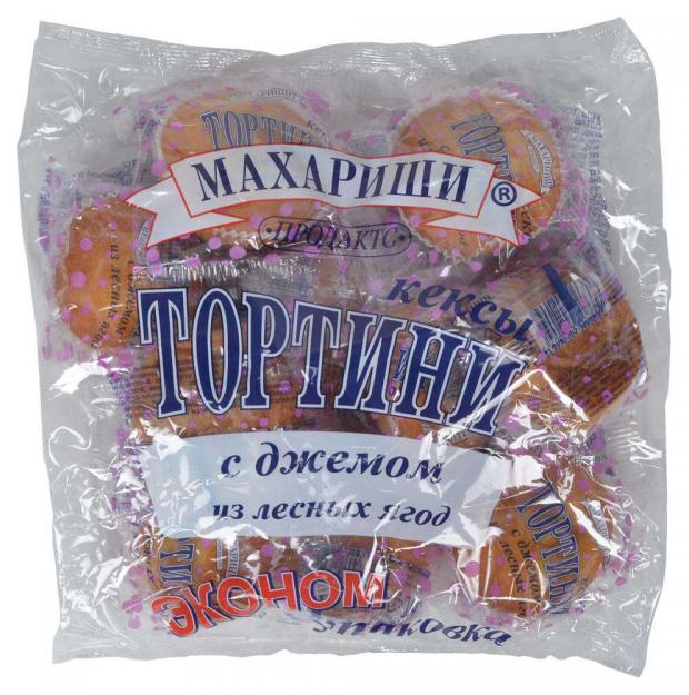 

Кексы «Махариши» Тортини с джемом из лесных ягод, 330 г