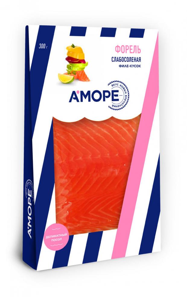 

Форель слабосоленая «Аморе» филе, 300 г