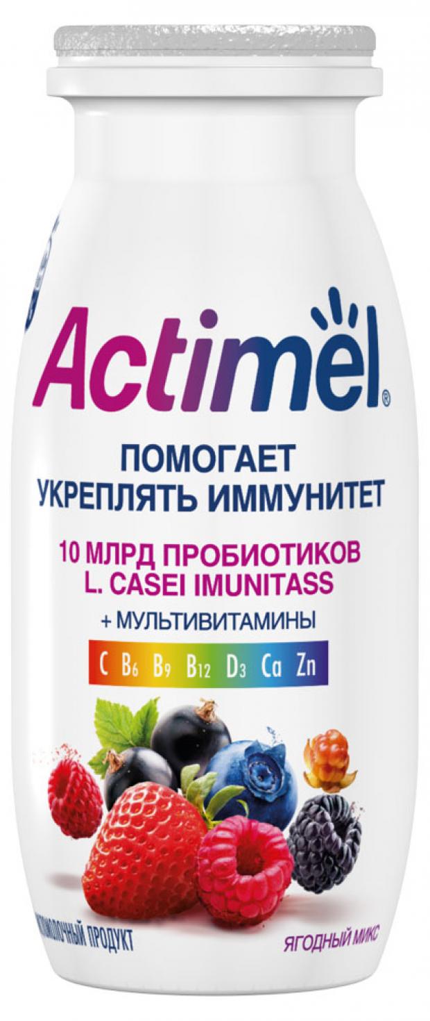 

Напиток кисломолочный Actimel Ягодный микс 2.5%, 100 г