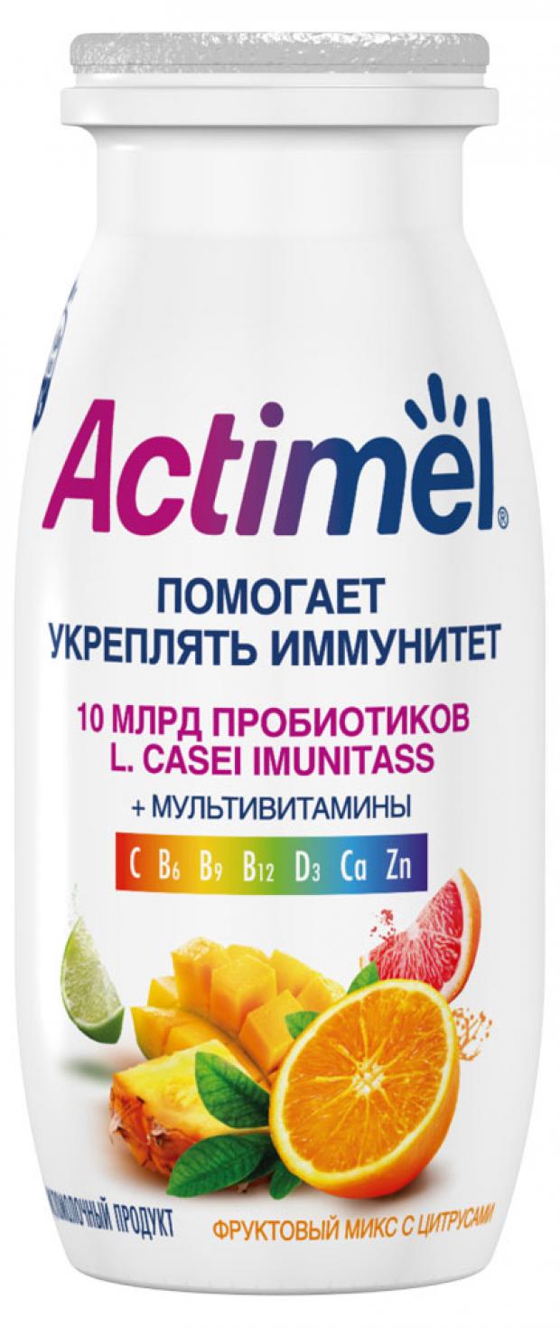 

Напиток кисломолочный Actimel Фруктовый микс с цитрусами 2.5%, 100 г