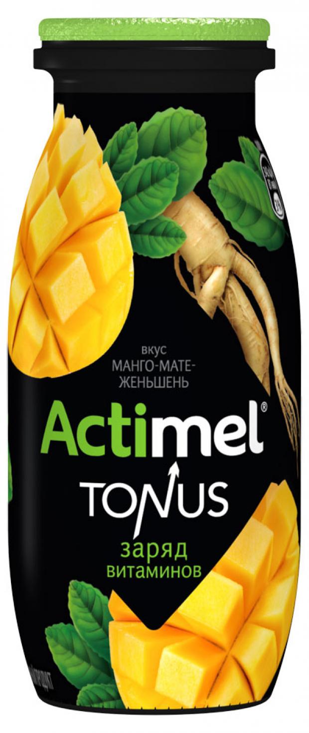

Напиток кисломолочный Actimel Tonus манго мате женьшень, 100 г
