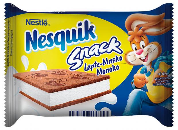 

Пирожное Nesquik Nestle бисквитное с молочной начинкой, 26 г