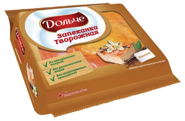 

Запеканка «Дольче» творожная ванильная 5,5%, 165 г