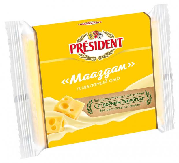 Сыр плавленый President Маасдам 40 150 г 96₽