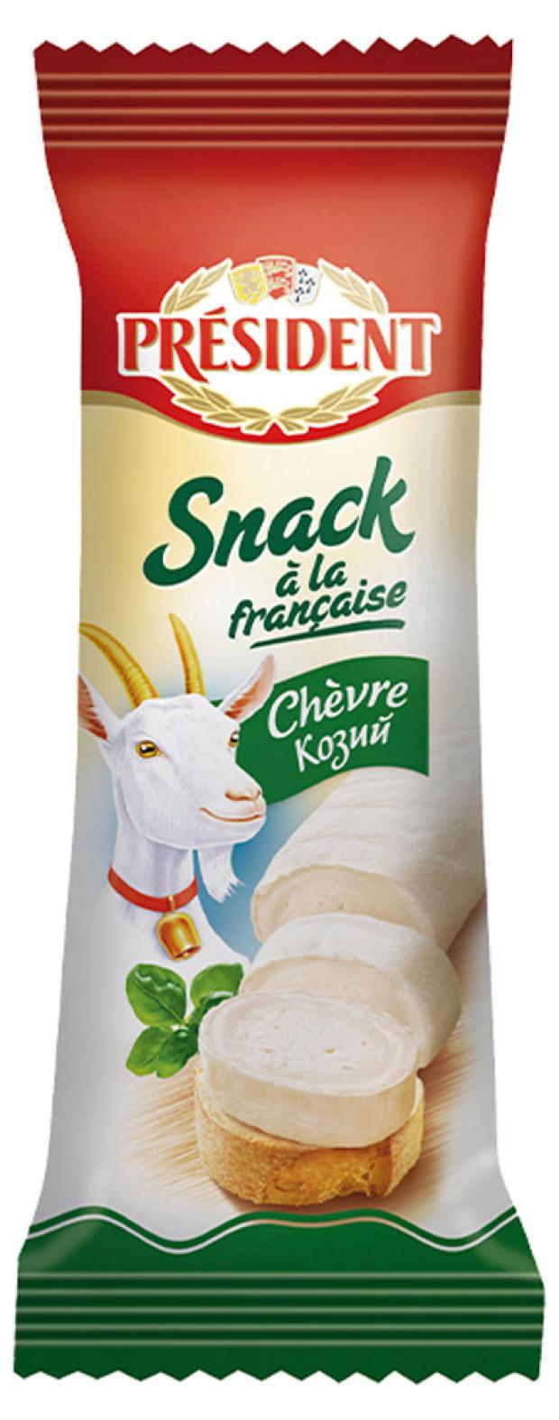 

Сыр козий President Snack с белой плесенью 50%, 90 г