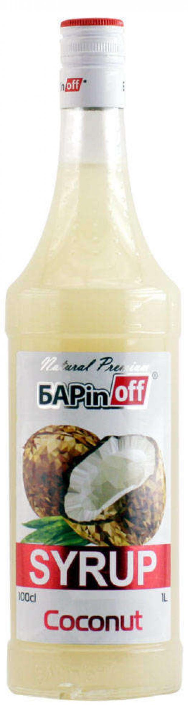 Сироп десертный Barinoff Кокос 1 л 345₽
