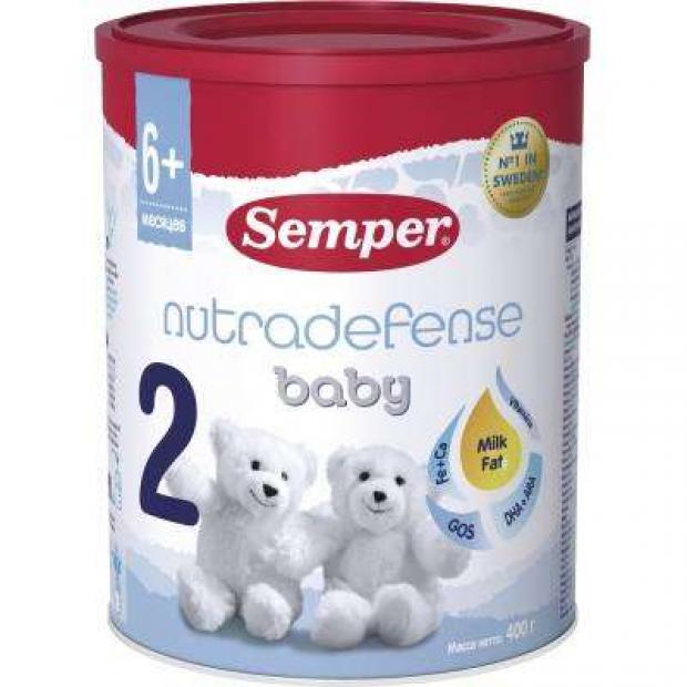 

Смесь молочная Semper Baby Nutradefense 2 с 6 мес, 400 г