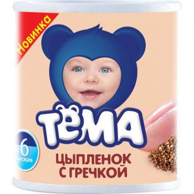 

Пюре «Тёма» цыпленок с гречкой с 6 мес., 100 г