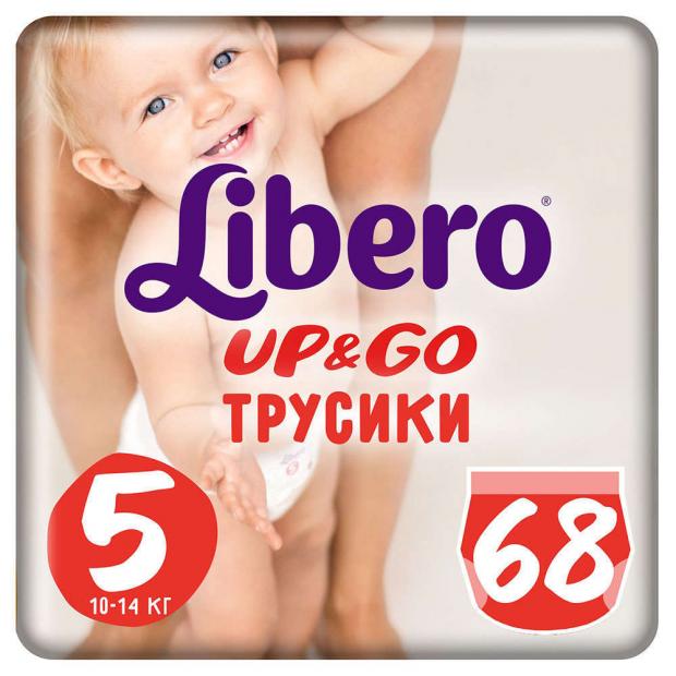 

Трусики-подгузники Libero Up&Go Maxi+ 5 (10-14 кг), 68 шт