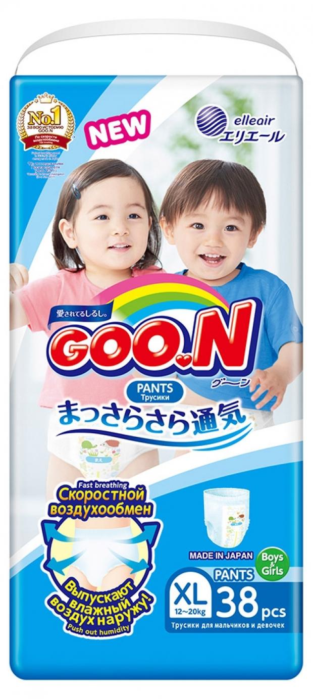 

Трусики-подгузники GOO.N XL (12-20 кг), 38 шт