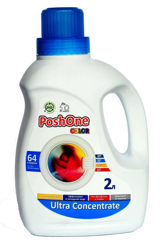 

Гель для стирки Posh One Color цветного белья, 2 л