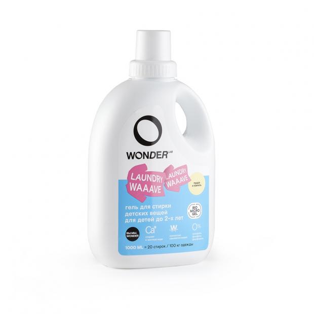 

Гель для стирки детских вещей Wonder Lab Laundry Waaave Пудра и ваниль, 1 л