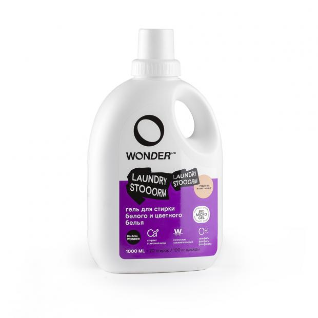 

Гель для стирки Wonder Lab Laundry Stooorm Пудра и иланг-иланг, 1 л