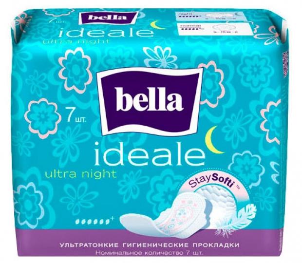 

Прокладки гигиенические Bella Ideale Ultra Night ночные, 7 шт