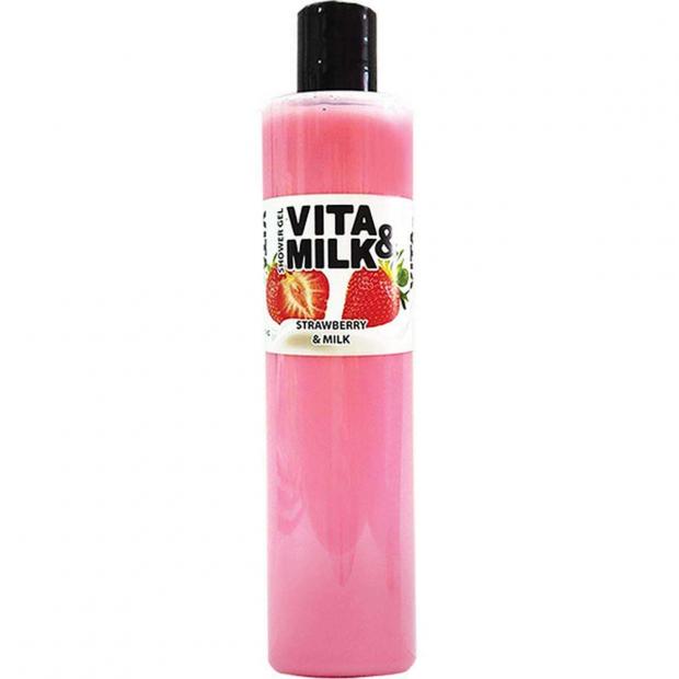 

Гель для душа Vita&Milk Клубника и молоко, 350 мл