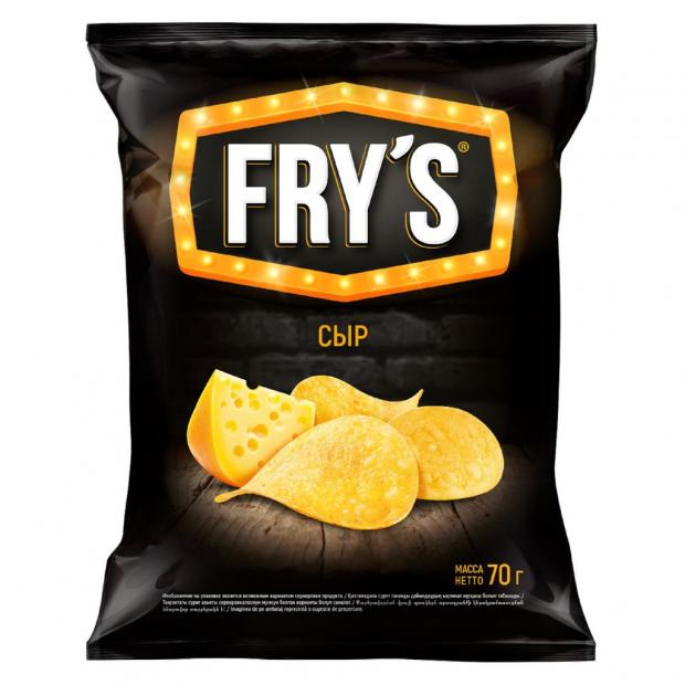 

Чипсы картофельные Fry's со вкусом сыра, 70 г