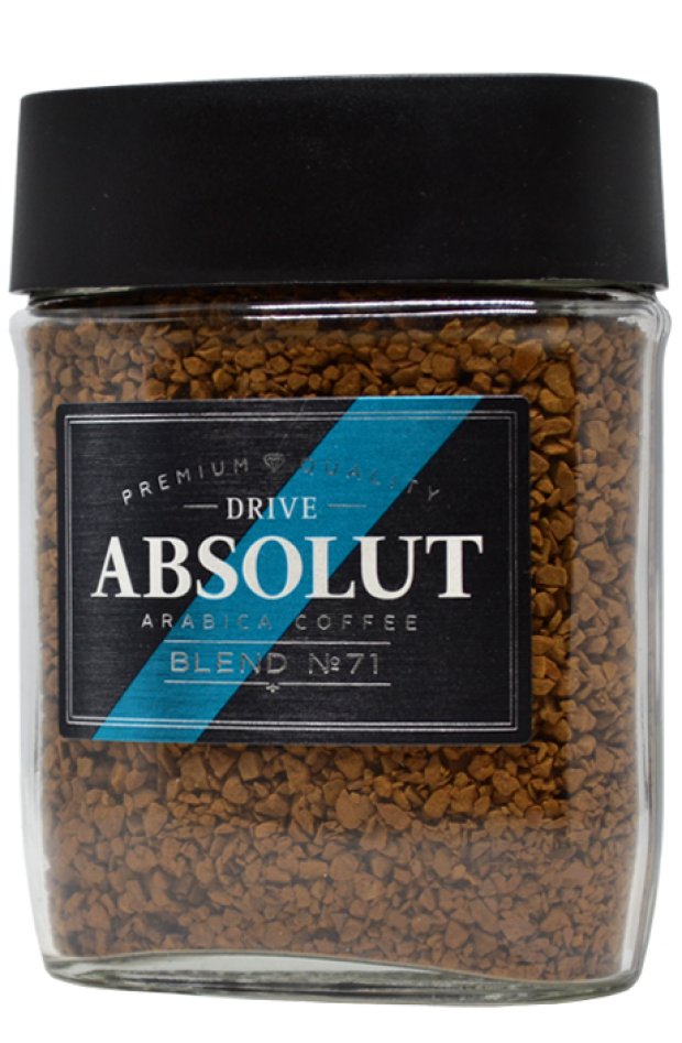 

Кофе растворимый Absolut Drive: Blend сублимированный №71, 95 г
