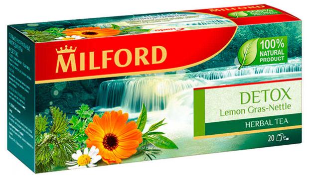 Напиток чайный MILFORD DETOX 20х2 г 107₽