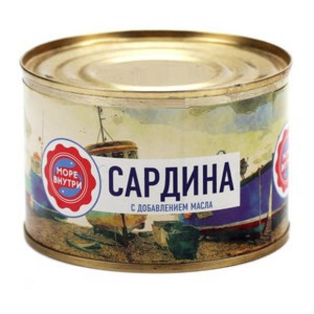 

Сардина «Море Внутри» Иваси с добавлением масла, 240 г