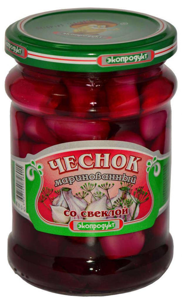 

Чеснок «Экопродукт» маринованный со свеклой, 260 г