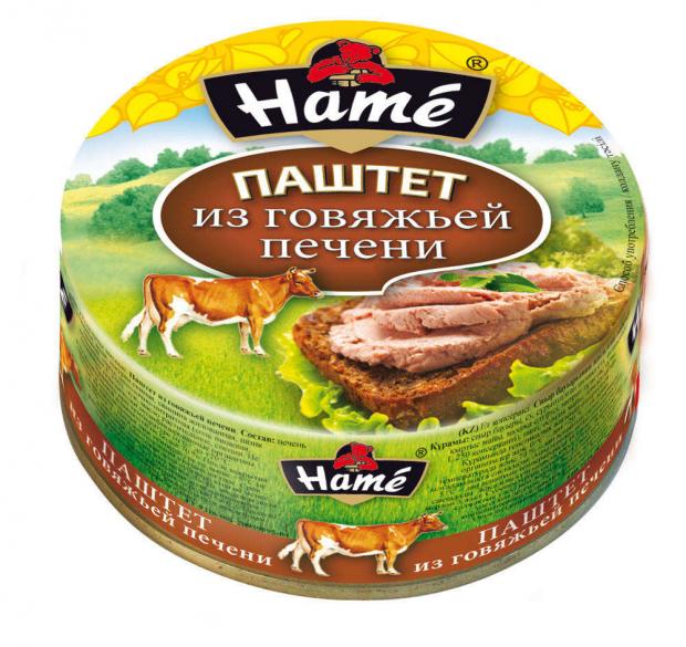 

Паштет Hame с говяжьей печенью, 117 г