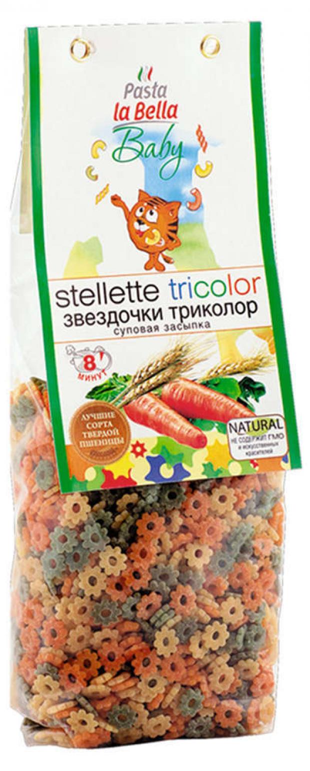 

Засыпка суповая Pasta La Bella звёздочки триколор, 400 г