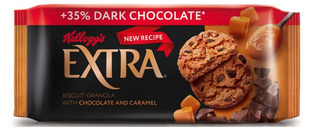 

Печенье сдобное Kellogg's Extra с шоколадом и карамелью, 75 г