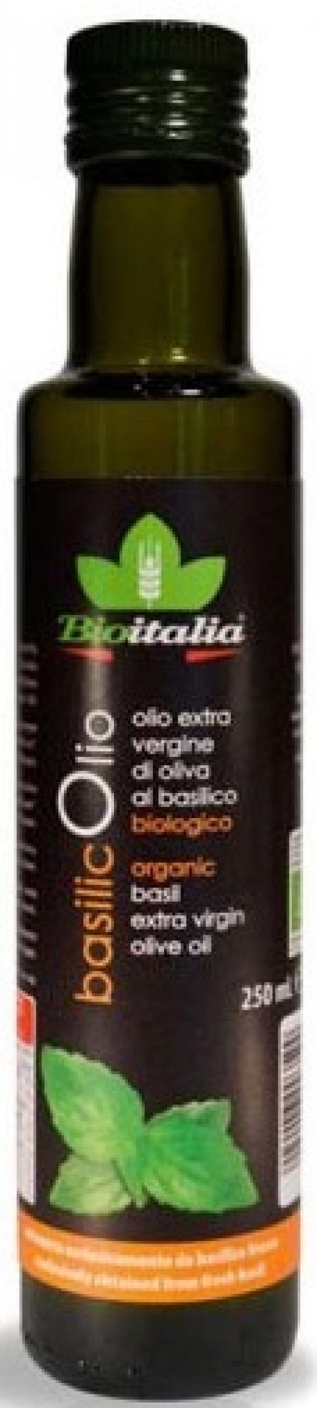 Масло оливковое Bioitalia нерафинированное с базиликом 250 мл 547₽