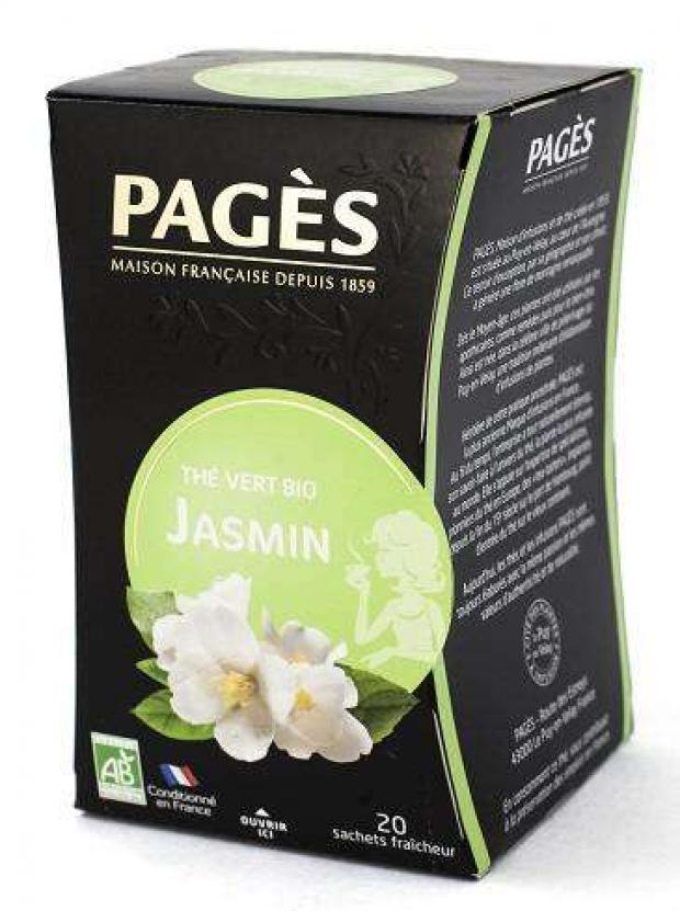 

Чай зелёный Pages Жасмин БИО, 36 г
