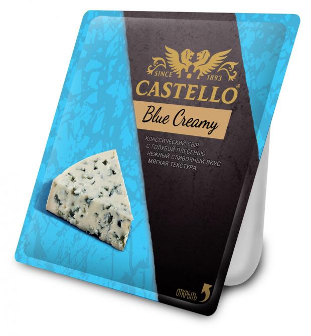 

Сыр мягкий Castello Blue Creamy с голубой плесенью 56%, 125 г