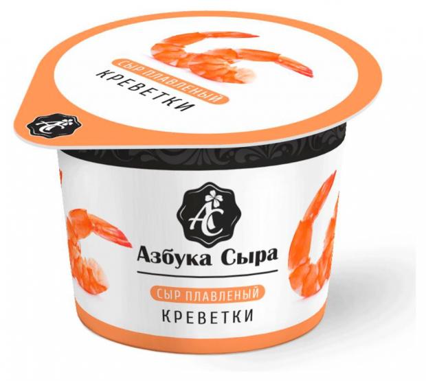 

Сыр плавленый «Азбука сыра» Креветки 55%, 100 г