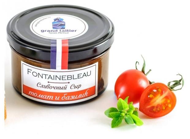 

Сыр мягкий GRAND LAITIER Fontainebleau сливочный томат и базилик 40%, 140 г