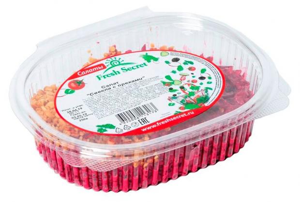 Салат Свекла с орехами Fresh Secret 250 г 50₽