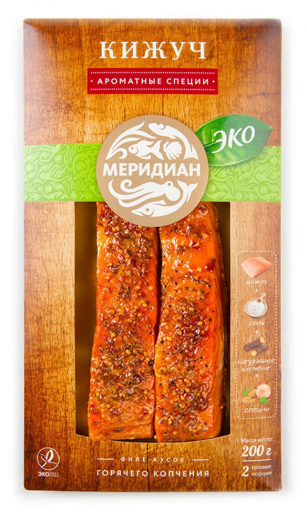 

Филе кижуча горячего копчения «Меридиан» Ароматные кусок, 200 г