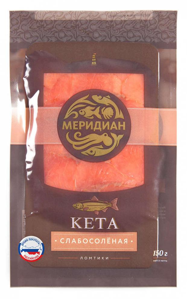 

Кета слабосолёная «Меридиан» ломтики, 150 г