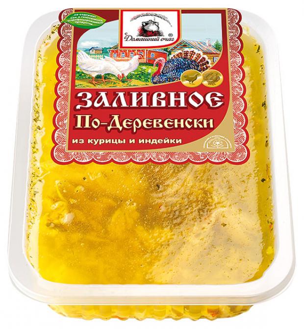 

Заливное из курицы и индейки «Хрустальная снежинка» По-деревенски, 500 г