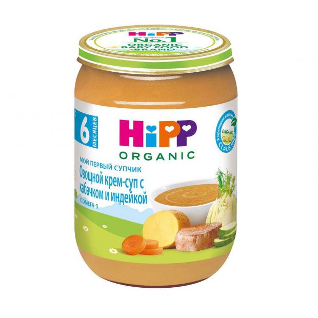 

Крем-суп Hipp овощной с куриной грудкой с 6 мес, 190 г