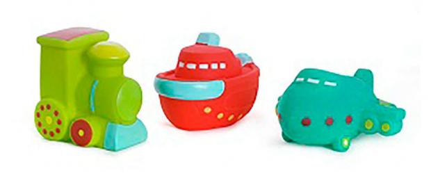 

Набор игрушек «ПОМА» для купания Гонки, 4 шт