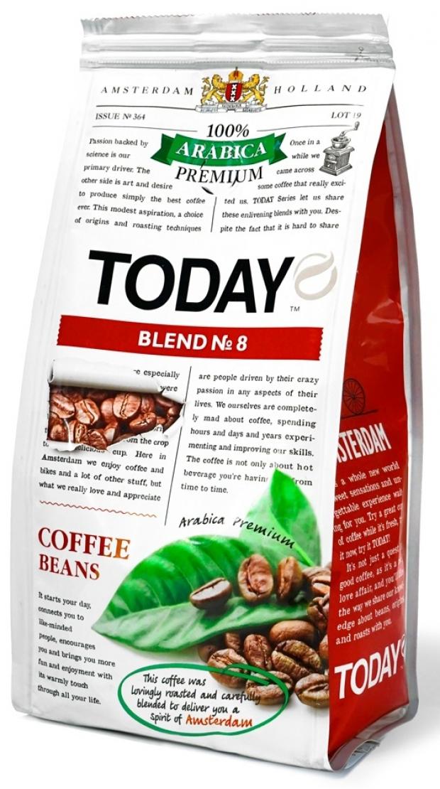 Кофе в зернах TODAY Blend №8, 200 г