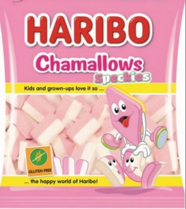 Суфле-маршмеллоу HARIBO Chamaiiows Speckies, 90 г