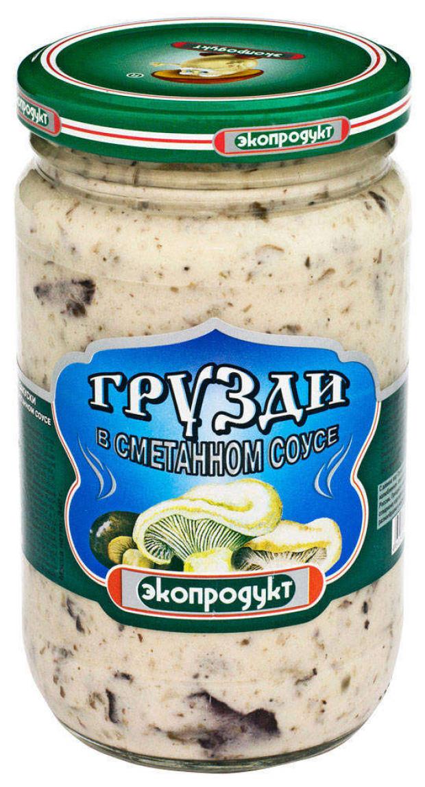 

Грузди «Экопродукт» в сметанном соусе, 340 г