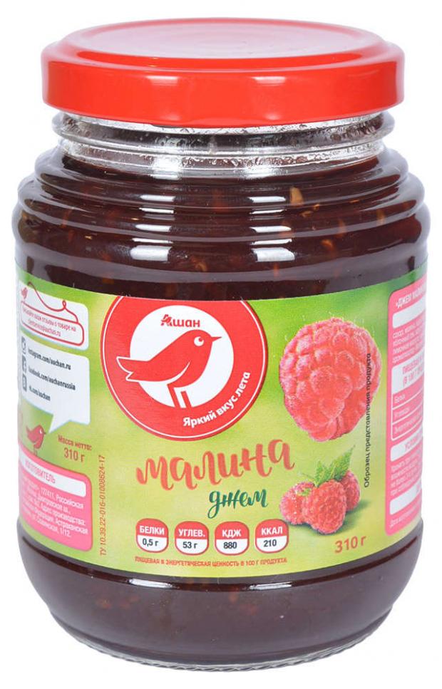 

Джем Auchan Красная Птица малиновый, 310 г
