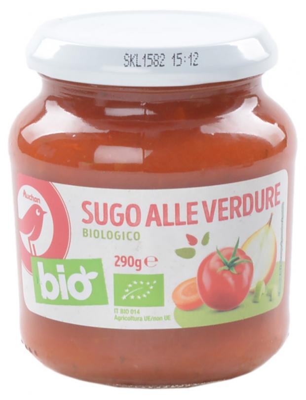 

Соус томатный Auchan с овощами, 290 г