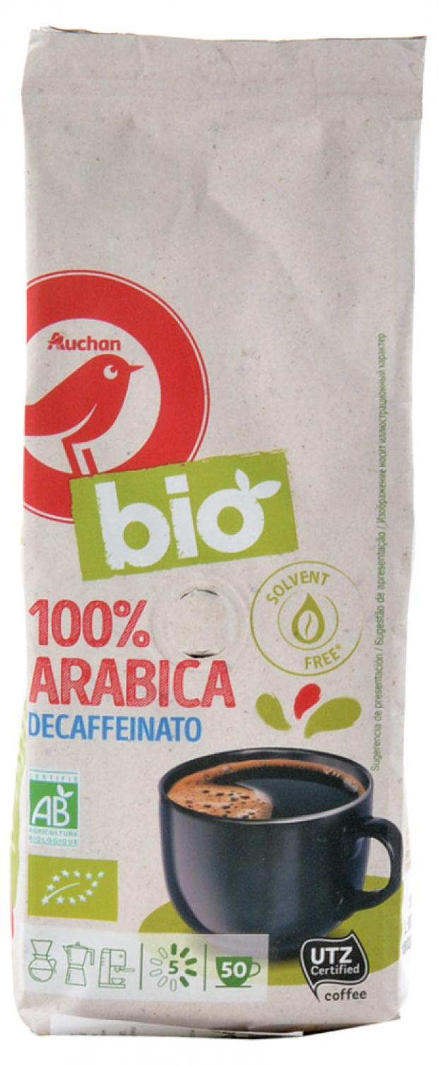 

Кофе в зернах АШАН » без кофеина БИО, 250 г