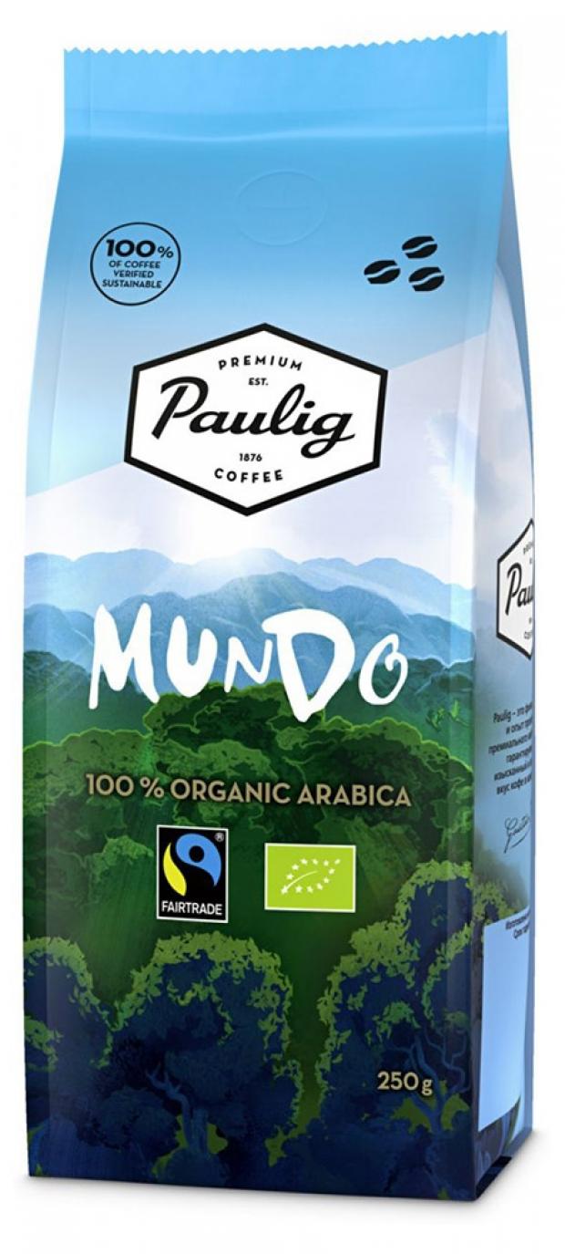 

Кофе в зернах Paulig Mundo жареный БИО, 250 г