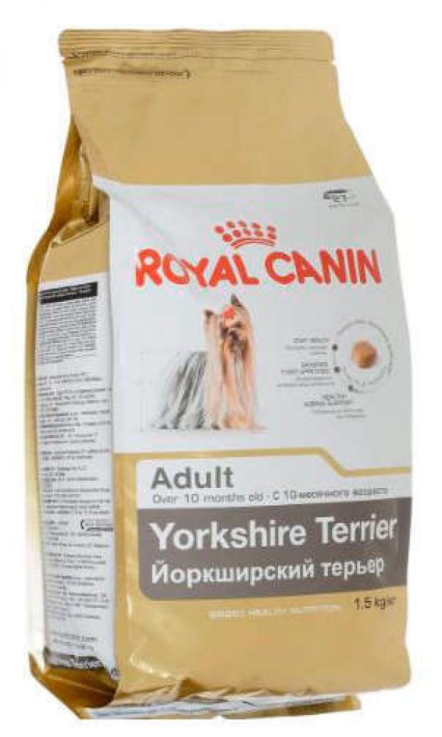 Корм для собак Royal Canin Yorkshire Terrier Adult для йоркширских терьеров 3 кг 1765₽