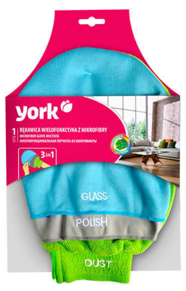 

Перчатка York из микрофибры многофункциональная 3в1