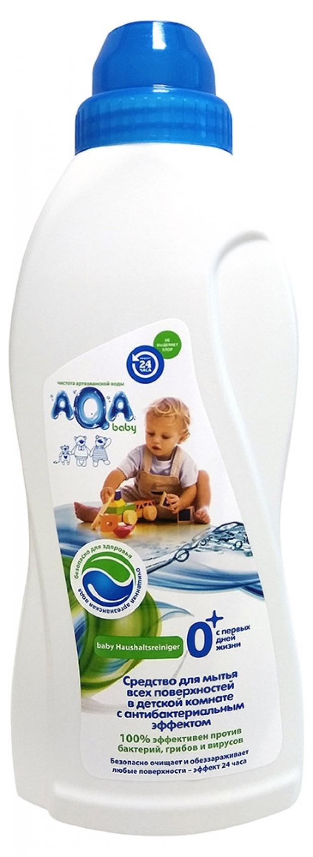 

Средство для мытья всех поверхностей в детской комнате AQA baby антибактериальное 0+, 700 мл