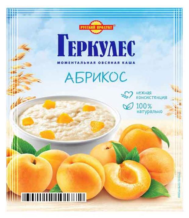 Геркулес Русский Продукт моментальная овсяная каша с абрикосами 35г 18₽